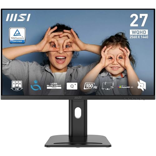 MSI Pro MP273QP E2 Monitor Profesional WQHD de 27"