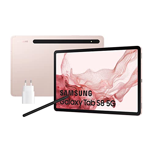 Samsung Galaxy Tab S8 con cargador