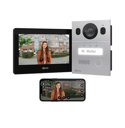 Goliath® Videoportero WiFi [Monitor 7"] Portero Automatico con Camara