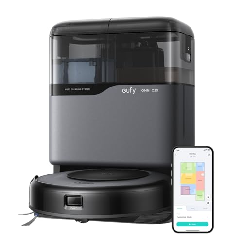 eufy Robot Aspirador Omni C20 con Estación Todo en Uno