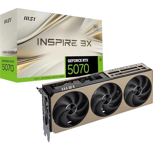 MSI GeForce RTX 5070 12G Inspire 3X OC