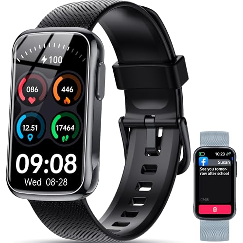 OUKITEL Reloj Inteligente Hombre Mujer Deportivo con 2 Correas Intercambiable