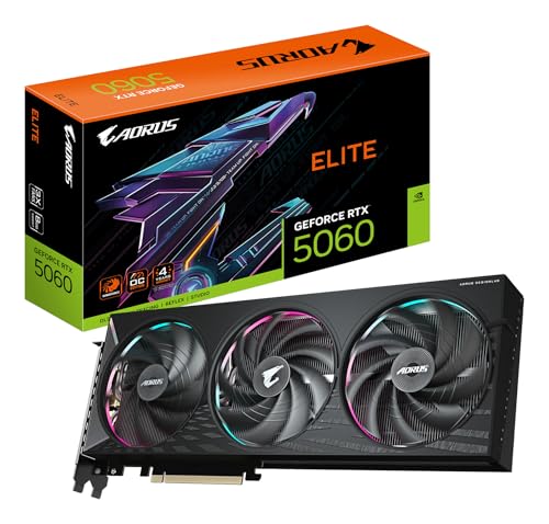 Gigabyte AORUS GeForce RTX 5060 Elite 8G Tarjeta Gráfica