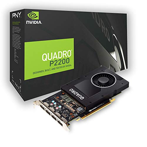 PNY Tarjeta gráfica profesional Quadro P2200 5GB GDDR5 PCI Express 3.0 x16