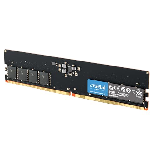 Crucial RAM 32GB DDR5 4800MHz CL40 Memoria de Escritorio CT32G48C40U5