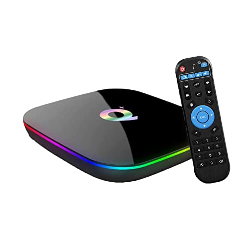 Q Plus Android 10.0 TV Box 4GB RAM/32GB ROM H616 Quad-Core Con Soporte 2.4Ghz WiFi 6K HDMI DLNA 3D Smart