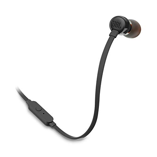 JBL Auriculares intrauditivos universales T110 con control remoto y micrófono