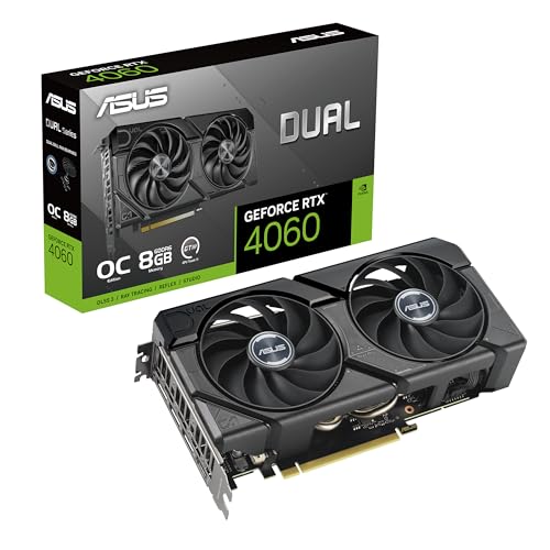 ASUS GeForce RTX 4060 Dual EVO 8G OC Tarjeta gráfica para Juegos