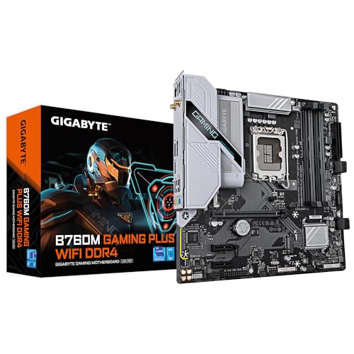 GIGABYTE Placa Base B760M Gaming Plus WiFi DDR4