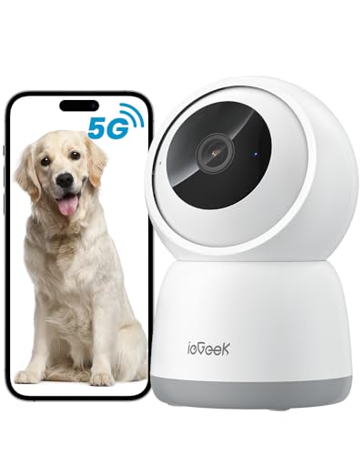 ieGeek 2.4/5GHz Camara Vigilancia WiFi Interior 2K 360°PTZ