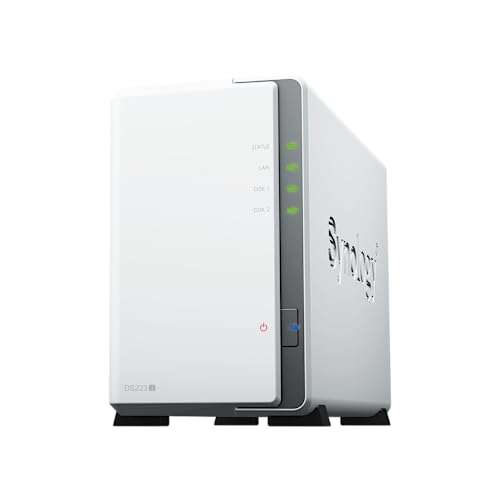 Synology DS223J NAS de Escritorio de 2 bahías