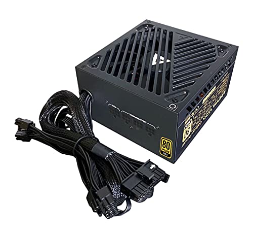 Apevia ATX-GX650W Galaxy 650W 80+ Gold Certified Active PFC ATX Fuente de alimentación semimodular para Juegos