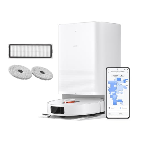 XIAOMI Robot Vacuum X20 Pro- Robot Aspirador y fregasuelos con Sistema Inteligente de navegación láser