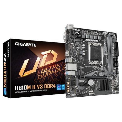 GIGABYTE H610M H V3 DDR4 Placa Base