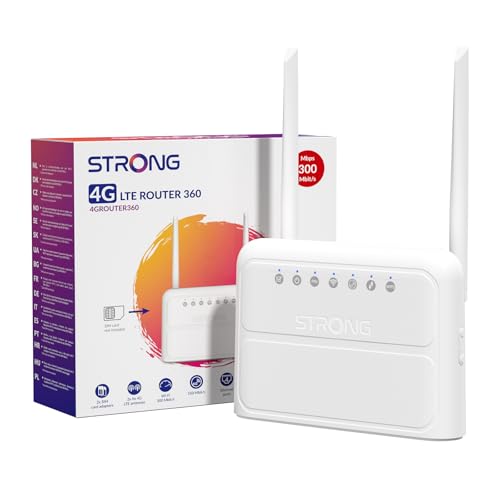 STRONG Router WiFi N300 Mbps 4G con SIM