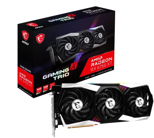 MSI Radeon RX 6750 XT Gaming X Trio 12G