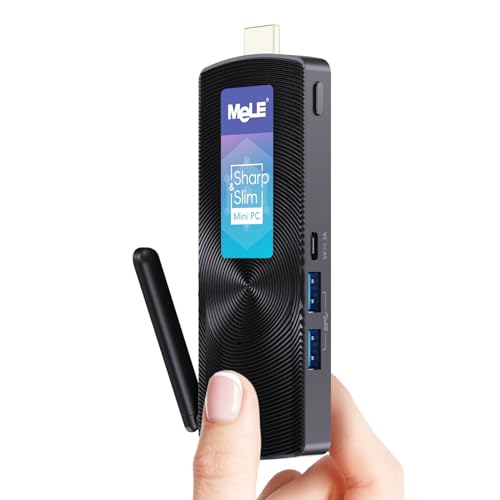 MeLE PCG02 Mini PC Stick sin Ventilador Windows 11 Home Celeron N4000