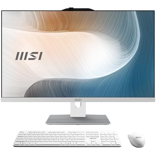 MSI Modern AM272P 1M-838DE All-in-One weiß 27" FHD Display