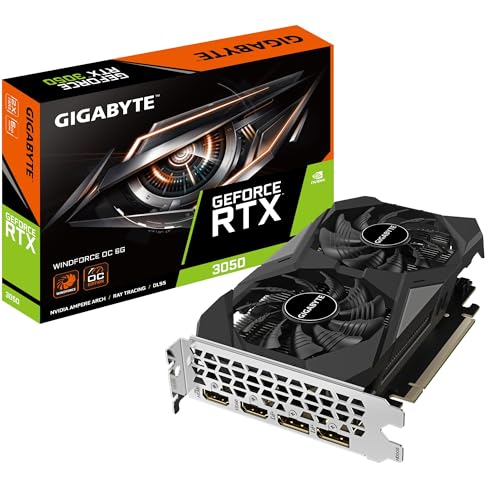 Gigabyte Technology GeForce RTX 3050 WINDFORCE OC 6G NVIDIA 6GB GDDR6