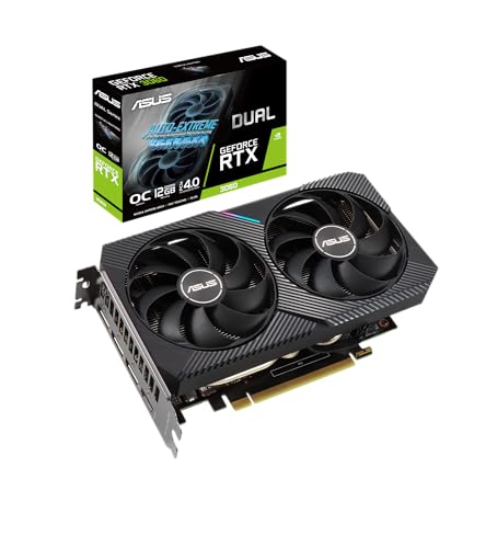 ASUS Dual NVIDIA GeForce RTX 3060 V2 OC Edition Tarjeta gráfica Gaming