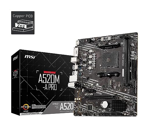 MSI Placa Base para Juegos A520M-A Pro