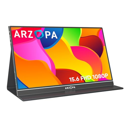 ARZOPA S1 Table Monitor Portátil Full HD de 15