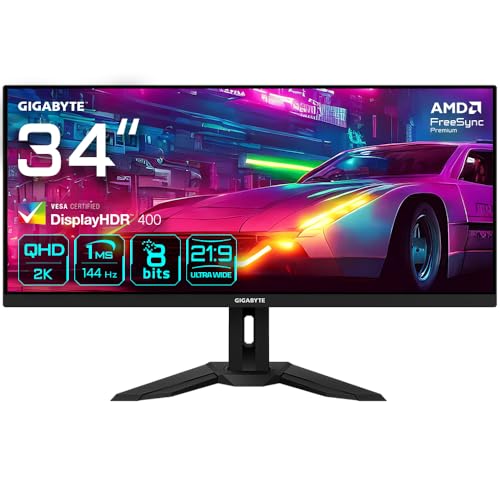 Gigabyte M34WQ 34" Monitor de Juego WQHD