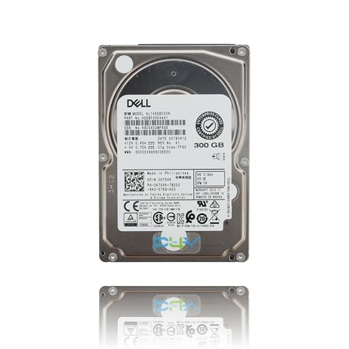 P4Y 2.5" HDD 300GB SAS 10K RPM 12Gb/s para Dell KT5V6 X79H3 AL14SEB030N Enterprise Class