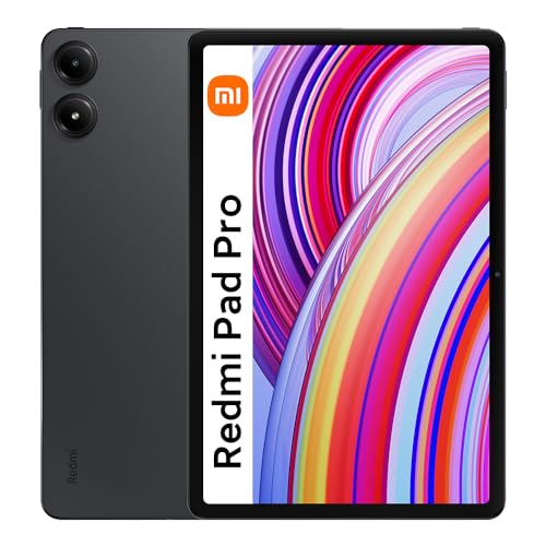 Xiaomi Redmi Pad Pro 8+ 256GB Mi Tablet Pantalla 12.1 Pulgadas Batería 10000mAh Cámara Trasera 8MP Tiempo de Espera hasta 33.9 Días Color Gris