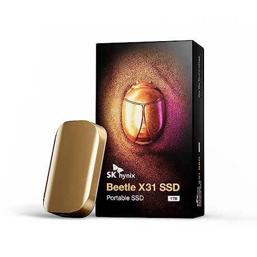 SK Hynix Beetle X31 Disco Duro SSD Externo 1TB USB C