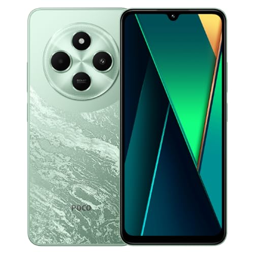 Xiaomi Poco C75 - Smartphone de 8+256GB, Pantalla de 6. 88" 120Hz HD+, Medialek Helio G81, Triple Camara 50MP+2MP, 5000mAh (Green, 8+256G)