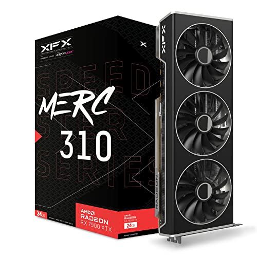 XFX Speedster MERC310 AMD Radeon™ RX 7900XTX Black Gaming Tarjeta gráfica 24GB GDDR6