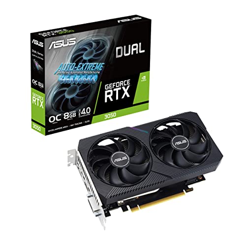 Asus Dual NVIDIA GeForce RTX 3050 V2 OC Edition Tarjeta gráfica Gaming