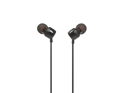 JBL Auriculares intrauditivos universales T110 con control remoto y micrófono