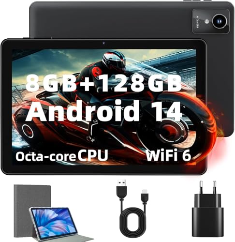 Tableta 2025 de 10 pulgadas Android 14