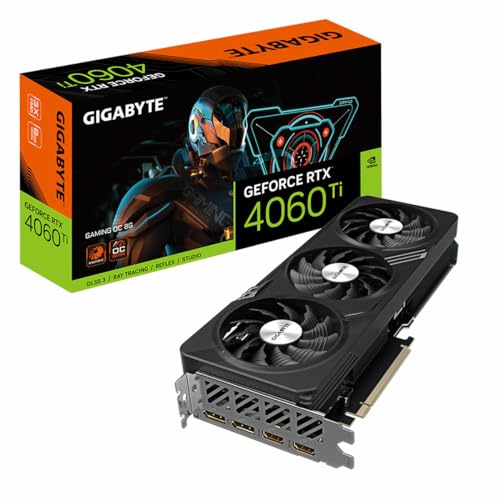 GIGABYTE GeForce RTX 4060 TI Gaming OC 8GB Targeta gráfica GDDR6 18Gbps 128bit