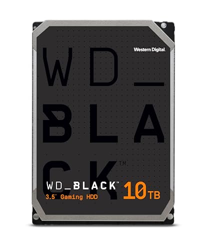 WD_Black 10TB de Alto Rendimiento Disco Duro Interno 3.5"