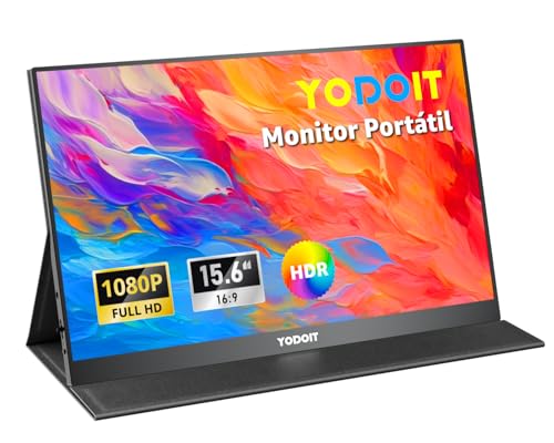 Yodoit Monitor Portátil Pantalla Portatil de 15
