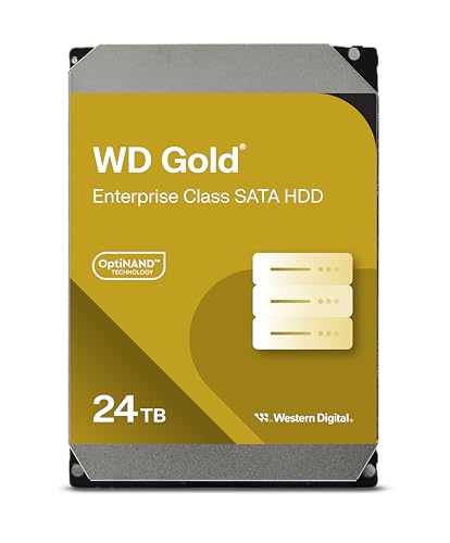 Western Digital Disco duro interno WD Gold Enterprise Class SATA de 24 TB