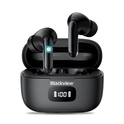 Blackview Auriculares Inalámbricos Bluetooth con Cancelación Ruido Activa Híbrida -40dB
