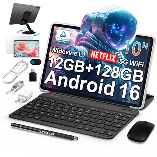 TECLAST P30T Tablet 10 Pulgadas Android 15 Tableta con 10 Accesorios