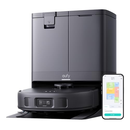 eufy X10 Pro Omni Robot Aspirador con Base Autovaciado y Mopas Giratorias