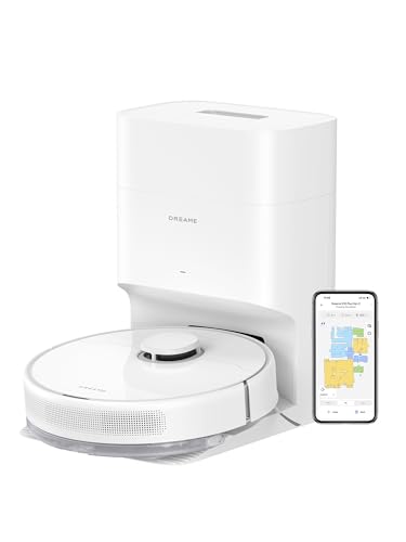 DREAME D10 Plus Gen 2 Robot Aspirador y Friegasuelos + Base de Autovaciado Blanco
