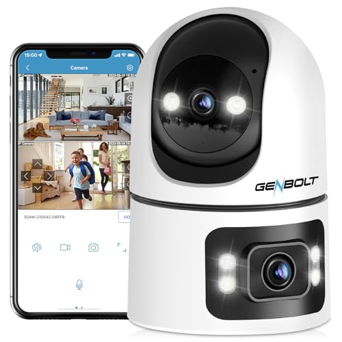 GENBOLT Cámara de Seguridad WiFi Interior