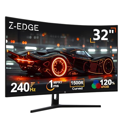 Z-Edge Monitor Gaming Curvo 32'' 240 Hz