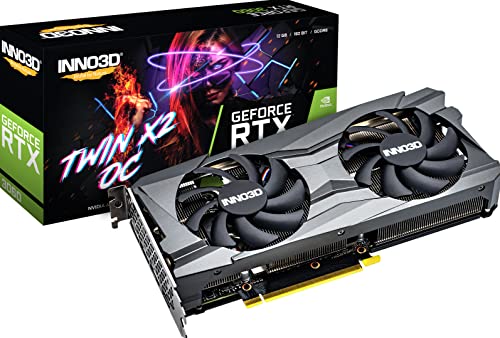 Inno3D Tarjeta gráfica RTX3060 Twin X2 OC LHR 8 GB GDDR6 HDMI 3xD