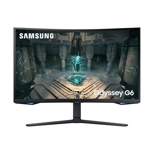 SAMSUNG LS32BG652EUXEN Monitor Odyssey G6 Curvo 32'' con resolución QHD y tasa de refresco de 240 Hz
