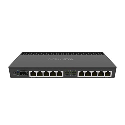 Mikrotik RB4011IGS+RM Router Conectado Gigabit Ethernet Negro