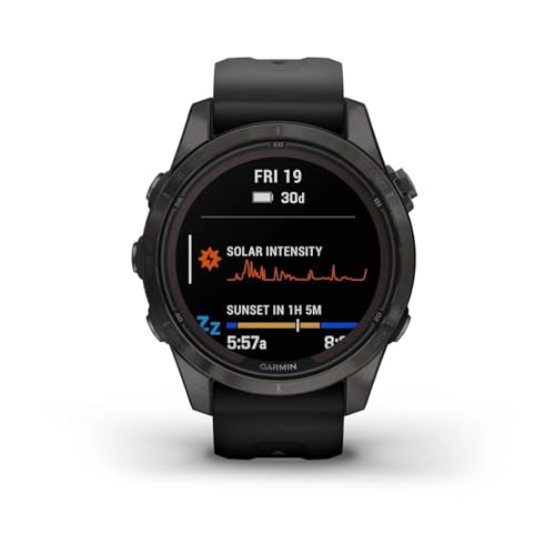 Garmin Fenix 7S Pro Sapphire Solar Edition Smartwatch con Correa
