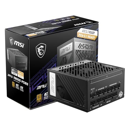 MSI MPG A850G PCIE5 850W 80 Plus Gold Full Modular